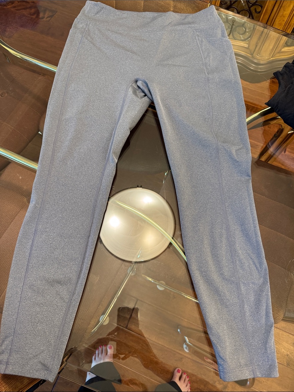 Ministry of Supply Navy and Heathered Gray Performance Leggings